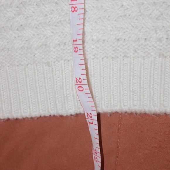 Jack by BB Dakota V -Neck knit Cream Pullover Sweater Boho Women Size XS - Picture 11 of 11